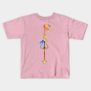 Destiny's Embrace - Pink BG Kids T-Shirt